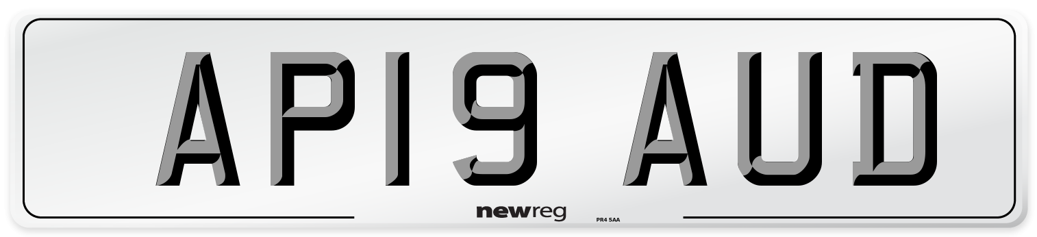 AP19 AUD Number Plate from New Reg